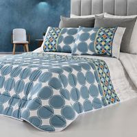 edredon invierno 440g estampado ancara 150 cm rufino diaz turquesa
