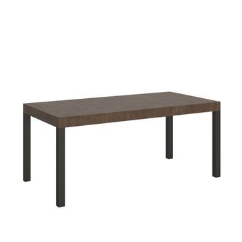 Mesa Extensible 90x200/460 Cm Everyday Nogal Estructura Antracita