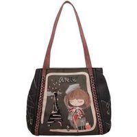 anekke bandolera bolso tote casual mademoiselle noir para mujer