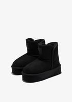 botas repelente al agua - nordic v2 basic low black kids - negro