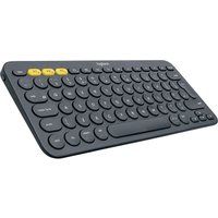 logitech k380 wireless keyboard - dark grey grey