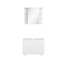 conjunto de muebles de bano ilias 2 partes armario bajo 80 cm vicco