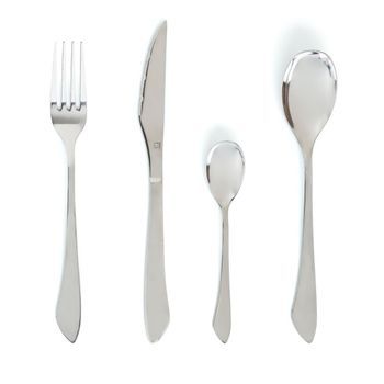 Set 24 Cubiertos Inox  Amefa Instict - Acero No Apto Microondas