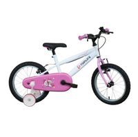 bicicleta mountain bike 16 first toplife blanca