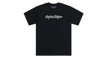 Camiseta de manga corta troy  p lee designs  p signature negra