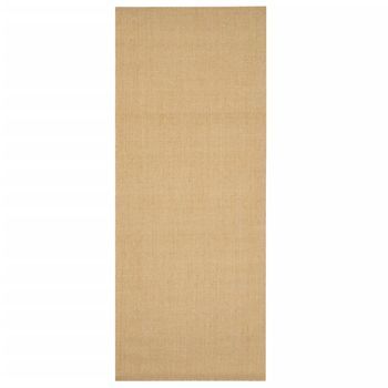 Alfombra De Sisal Natural 80x200 Cm Vidaxl