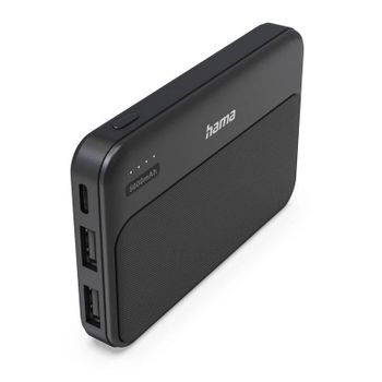 Power Bank Hama Pocket 5 5000 mAh Polímero de Litio Antracita