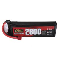 bateria lipo zop power 148v 2800mah 100c 4s con conector t para coche rc