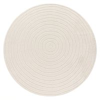 alfombras de interior y exterior cotara crema 160 cm redondo