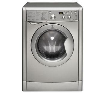 Indesit Washer Dryer IWDD7143S  - Silver, Silver
