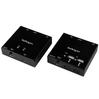 extensor hdmi por cable cat6 con hub usb 4 puertos 50m 10 80