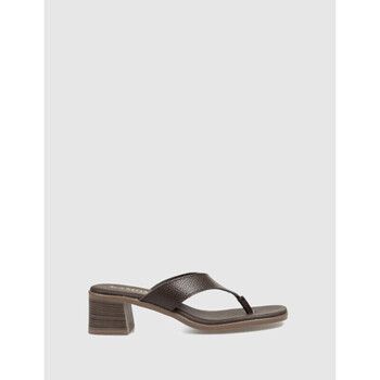 Kamome Sandalias SANDALIA DE DEDO BAKI MARRÓN para mujer