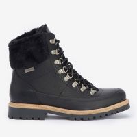 barbour woodside waterproof leather lace up boots - uk 3