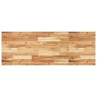 tablero de mesa rectangular madera maciza acacia 120x50x2 cm vidaxl