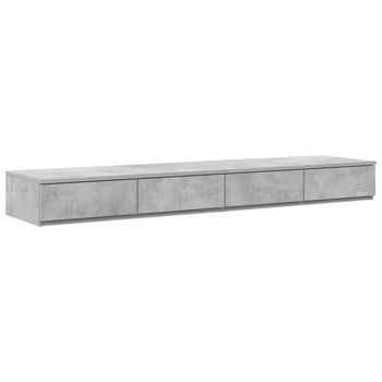 Cajones De Cama Gris Concreto 150 X 36,5 X 16,5 Cm Vidaxl