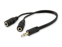 cable audio mini jack 35mm macho a 2 jack 35mm hembra
