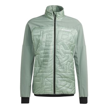 adidas Terrex XPR Varil Hybrid Chaqueta Para Correr Hombres-Verde