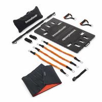 pack sistema de entrenamiento integral portatil con guia de ejercicios y faja deportiva efecto sauna innovagoods