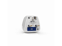 adaptador de viaje - tech travel blue 896 reino unido 250 v 13 a blanco