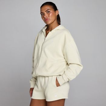 Sudadera con capucha y cremallera Basics para mujer de MP - Polvo del desierto - S