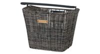 basil bremen rattan look kf cesta delantera de bicicleta marron oscuro