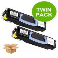 compatible multipack dell 1700 printer toner cartridges 2 pack -593-10038