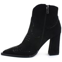 cafe noir botines cafenoir stivaletto texano strass nero fma949 para mujer