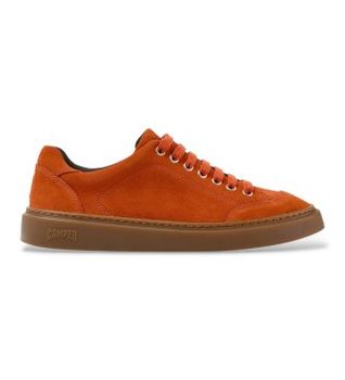 Camper para hombre. K101105-016 Zapatillas de piel Runner Twentyfive rojo (46), Plano, Cordones, Casual
