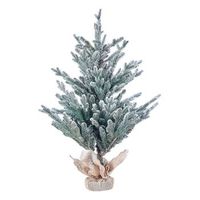 arbol de navidad artificial blanco nieve sintetica 90 cm ramas con cable festividad ringrose