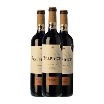 Valpincia Vino Tinto Ribera Crianza 75 Cl 14.5% Vol. (pack De 3 Unidades)