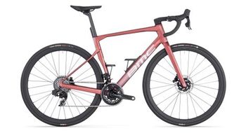 Bmc roadmachine 01 three sram force etap axs 12v 700 mm rojo marron metalizado t 58 184 192cm   bicicleta de exposicion