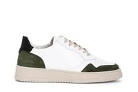 zapatillas de hombre de piel con cordones multi green