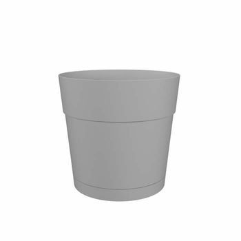 Maceta Circular De Plástico Grise Claro Artevasi Ø 40 Cm