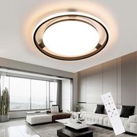 plafon led redonda con diseno de rueda y control remoto regulable de 42 w zmh