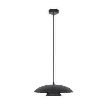 Lámpara colgante tisa negro