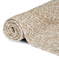 alfombras de area rectangular natural y 80 x 250 cm yute
