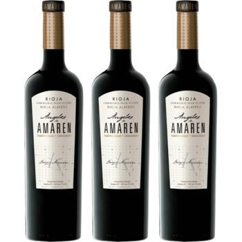 Angeles De Amaren Ángeles De Amaren Crianza 14,5% Vol, Tempranillo Y Gr - Pack 3 Botellas 75 Cl - 14,5% Vol.