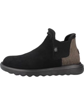 de HEY DUDE BOTINES MUJER MODELO BRANSON BOOT SUEDE COLOR NEGRO BLCKBLCK