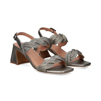 Bibi Lou Sandalias Con Tacón Mujer - Plata Talla 40