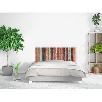 Oedim Cabecero Cama Pvc Impresión Digital | Imitación Madera Vieja Vertical 200 X 60 Cm | Cabecero Original Y Económico