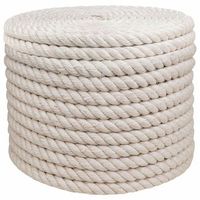cuerda de yute 24 mm blanco 100 yute tossa vidaxl