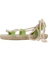 de yellow alpargatas mujer modelo ariadna color verde