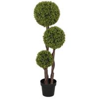 boj artificial 115 cm con maceta para casa oficina o jardin