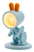 realpower 486317 lampara de mesa led azul naranja