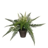planta artificial fern verde  h38xb50xl50cm