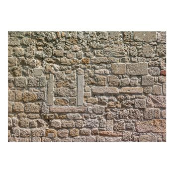 Papel Pintado 3d - Wall From Stones (150x105 Cm)