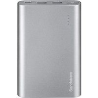 sandstrom s13pbqc17 portable power bank - silver silver