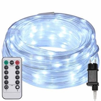 Luz De Cuerda Con 1200 Led Frío 50 M Pvc Vidaxl
