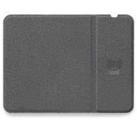 cool alfombrilla raton  base carga inalambrica qi 15w
