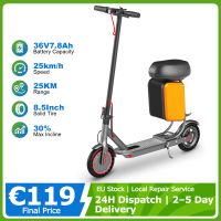 scooter electrico juicease em01xb para adultos bateria de 36v 78ah 25km de autonomia motor potente con caja de almacenamiento grande frenos dobles neumaticos de 85 pulgadas control por